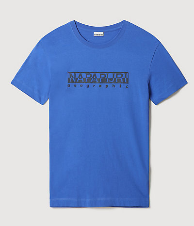 Kurzarm-T-Shirt Serber mit Print-